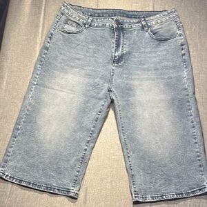 Denim Capris, plus size